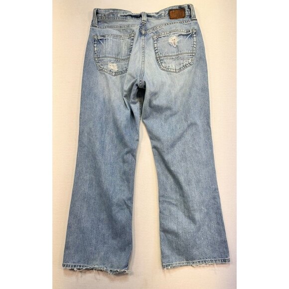 Vintage Men's BKE Tyler Jeans 30x30 Blue Distressed Relaxed Fit - Picture 8 of 11